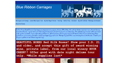 Desktop Screenshot of blueribboncarriages.com